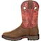 Georgia Boot Carbo-Tec, Men's Waterproof Western Work Boot, SPR Leather, 11 in Height, Brown and Red GB00221 - alternate 2